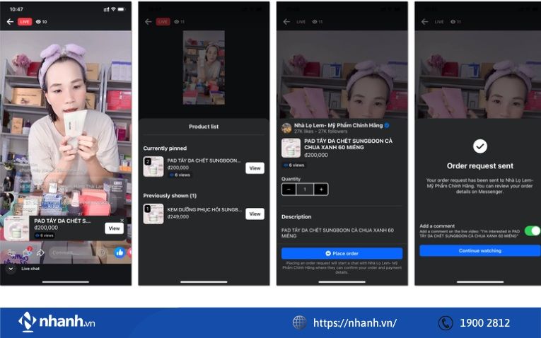 Livestream Shopping tại Việt Nam